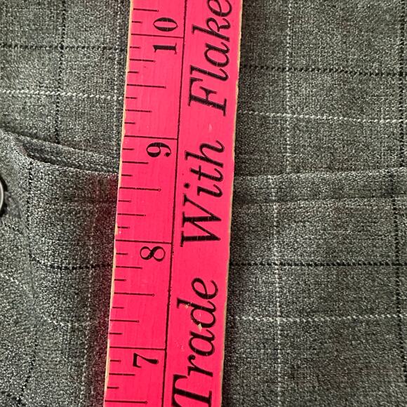 Vintage SPRING STREET Pants Womens 8 Brown Plaid Flare Trouser Retro Y2K Preppy - Picture 9 of 12